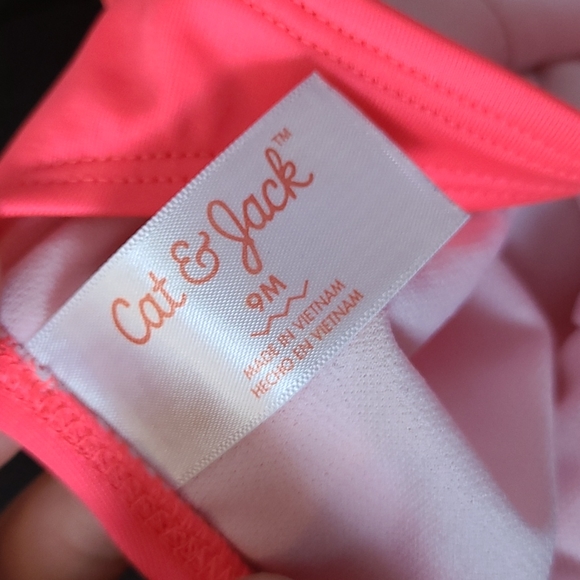 Baby Girl Swimsuit Set of 3 One Piece Ruffle Cat & Jack Children Place Circo - Picture 6 of 14